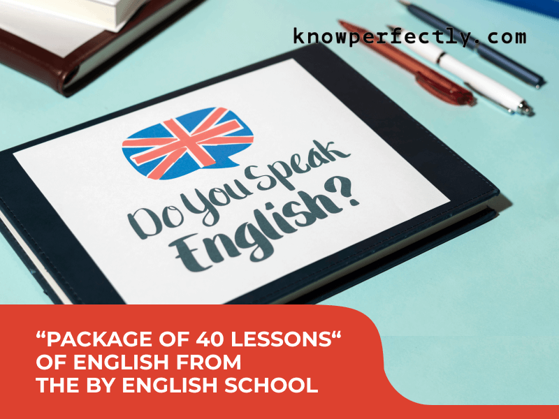 “Package of 40 lessons“ of English from the By English school