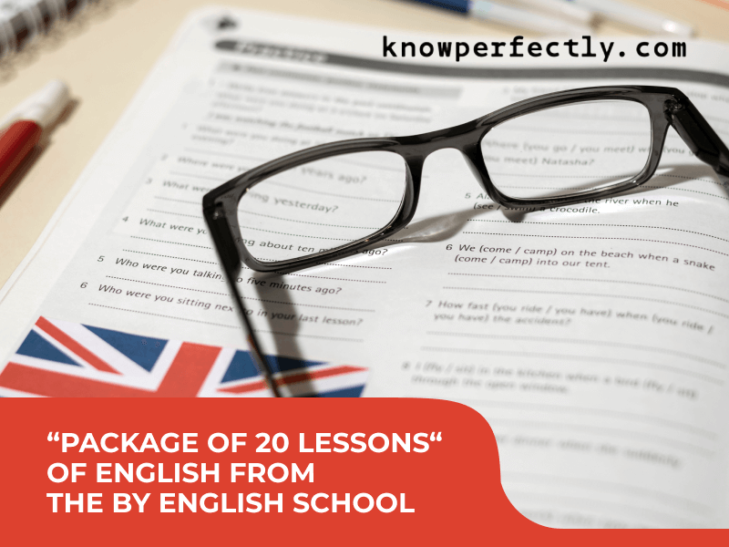 “Package of 20 lessons“ of English from the By English school