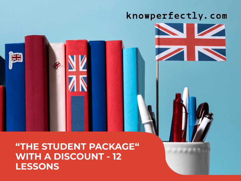 “The Student package“ with a discount - 12 lessons“